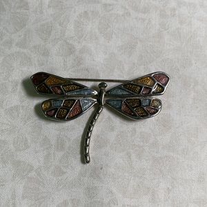 Butterfly pin Liz Claiborne enameled vintage